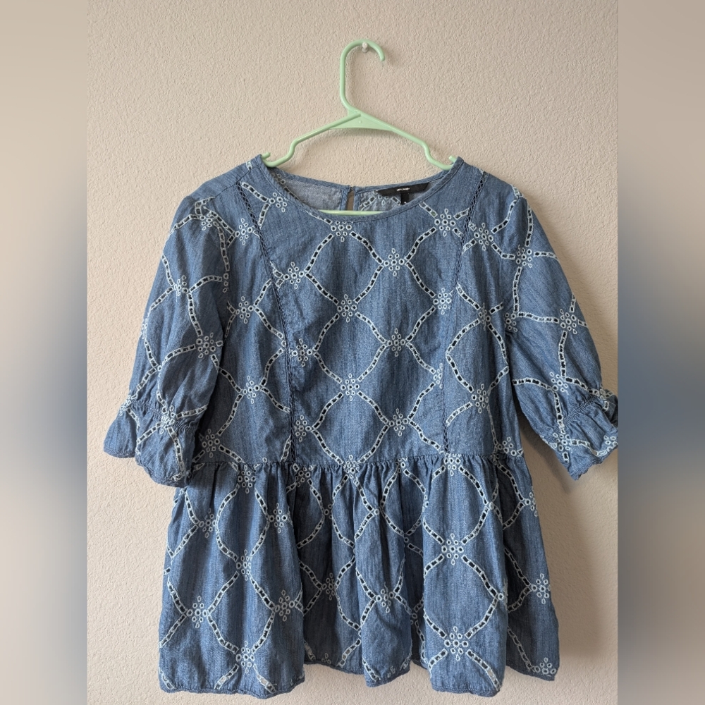 VERO MODA Blue Blouse; Size XL